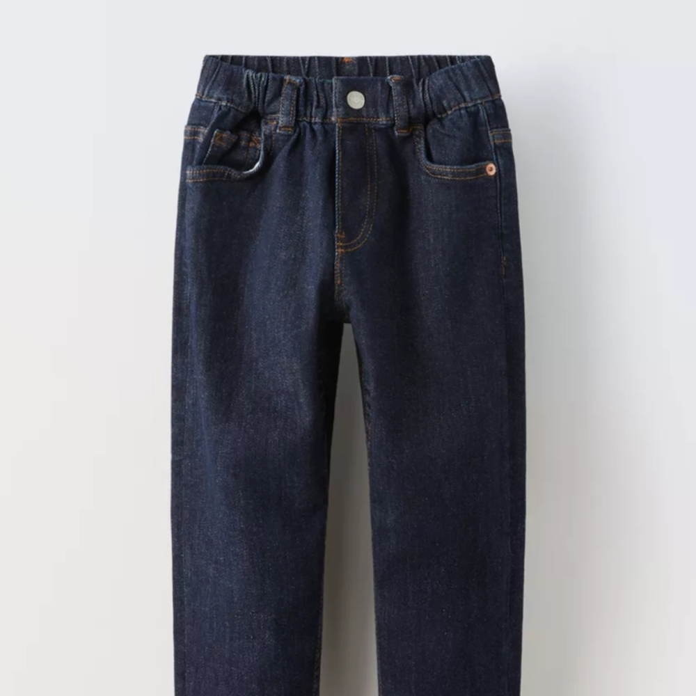 Zara Indigo Denim Kids Pants